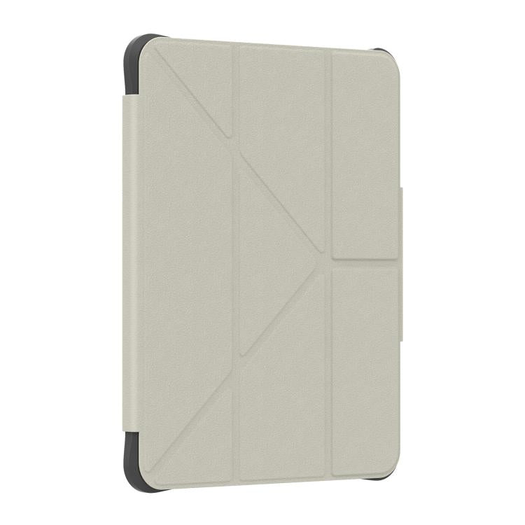 For iPad 2025 / 2022 Mutural LiShi Series Y-shaped Multi-fold Vegan Leather Tablet Case