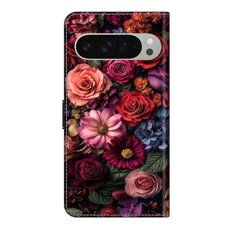 For Google Pixel 10 / 10 Pro / 9 / 9 Pro Crystal-Like Painted Vegan Leather Phone Case