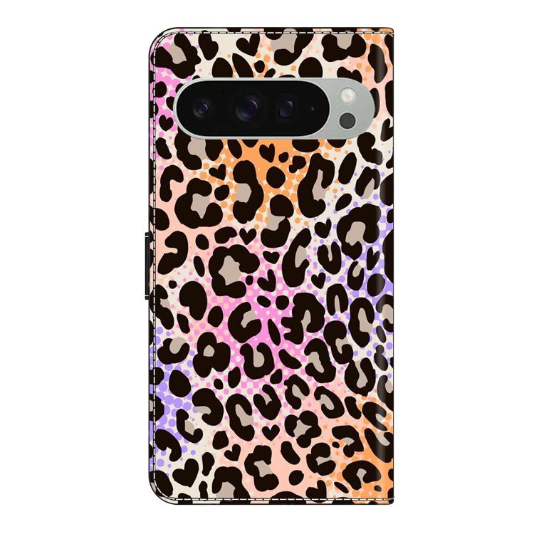 For Google Pixel 10 / 10 Pro / 9 / 9 Pro Crystal-Like Painted Vegan Leather Phone Case