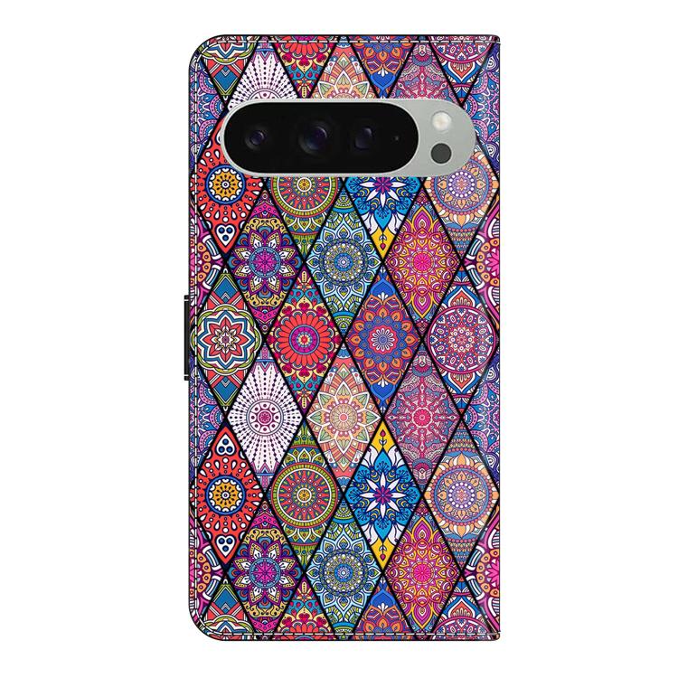 For Google Pixel 10 / 10 Pro / 9 / 9 Pro Crystal-Like Painted Vegan Leather Phone Case