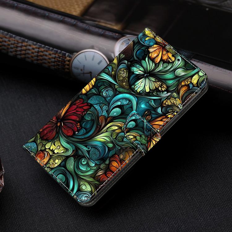 For Google Pixel 10 / 10 Pro / 9 / 9 Pro Crystal-Like Painted Vegan Leather Phone Case