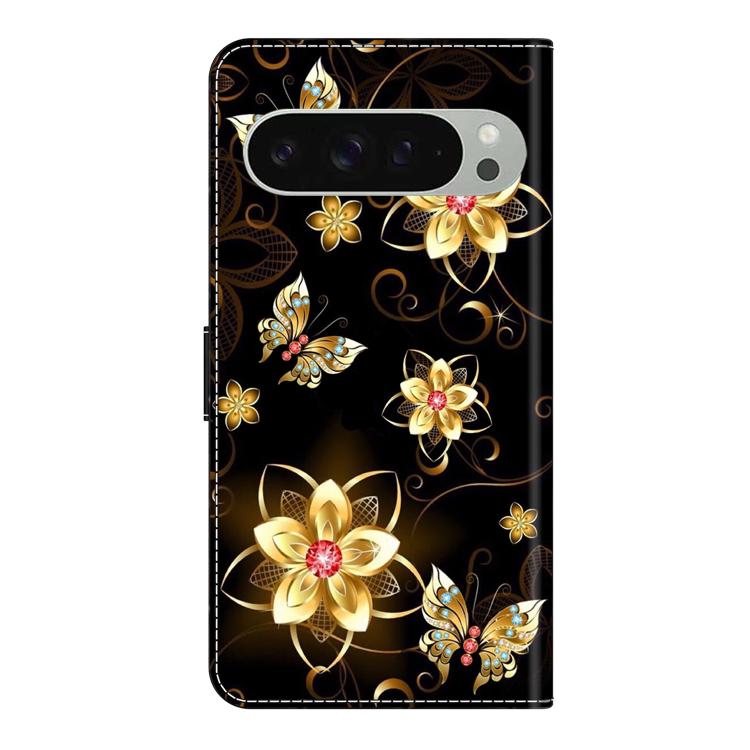 For Google Pixel 10 / 10 Pro / 9 / 9 Pro Crystal-Like Painted Vegan Leather Phone Case