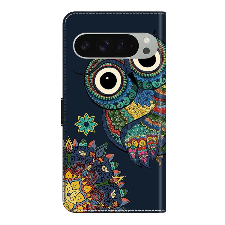 For Google Pixel 10 / 10 Pro / 9 / 9 Pro Crystal-Like Painted Vegan Leather Phone Case