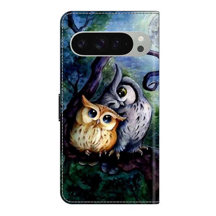 For Google Pixel 10 / 10 Pro / 9 / 9 Pro Crystal-Like Painted Vegan Leather Phone Case