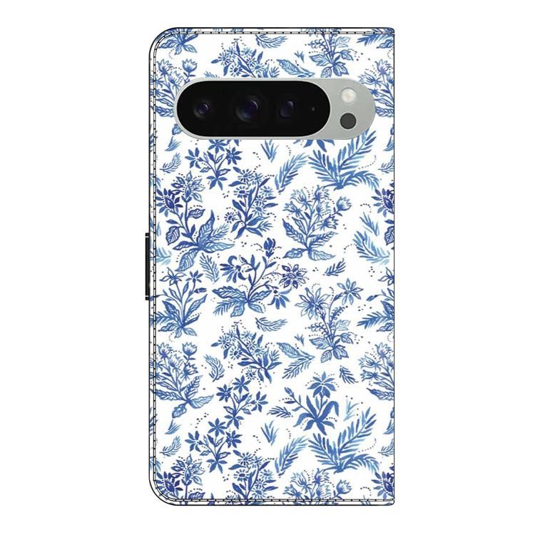 For Google Pixel 10 / 10 Pro / 9 / 9 Pro Crystal-Like Painted Vegan Leather Phone Case