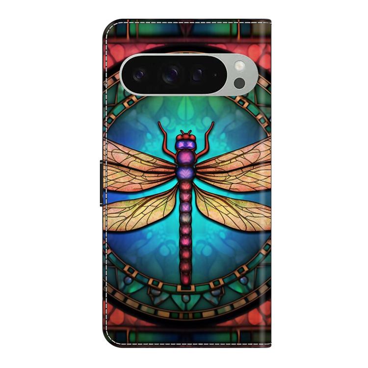 For Google Pixel 10 / 10 Pro / 9 / 9 Pro Crystal-Like Painted Vegan Leather Phone Case