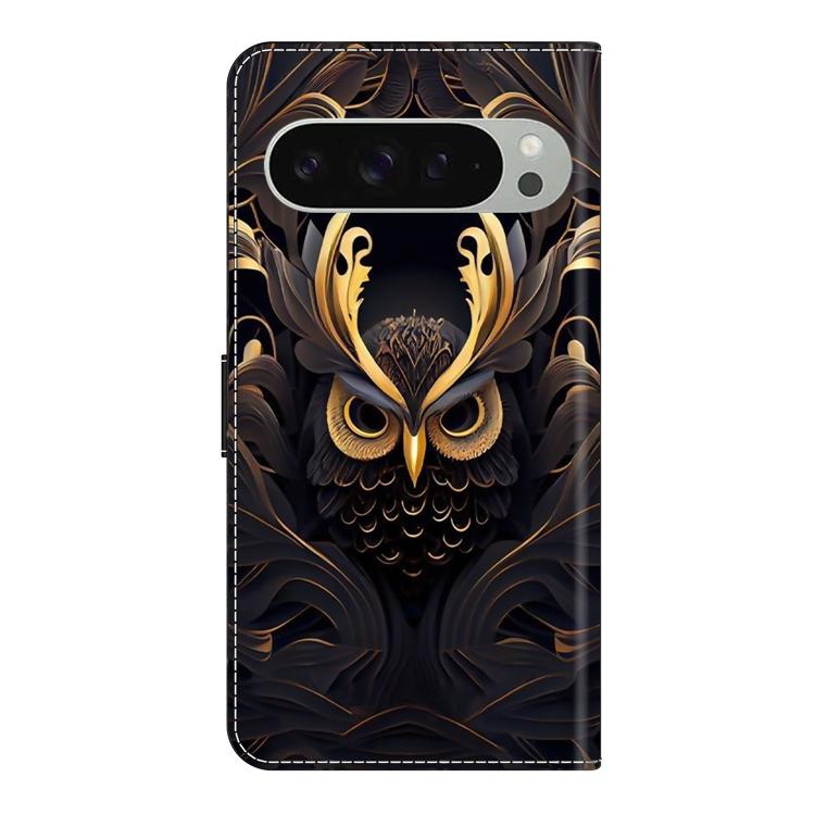For Google Pixel 10 / 10 Pro / 9 / 9 Pro Crystal-Like Painted Vegan Leather Phone Case