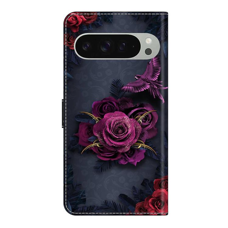 For Google Pixel 10 / 10 Pro / 9 / 9 Pro Crystal-Like Painted Vegan Leather Phone Case