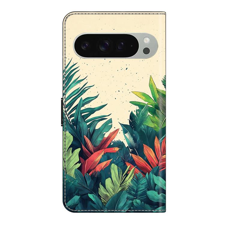 For Google Pixel 10 / 10 Pro / 9 / 9 Pro Crystal-Like Painted Vegan Leather Phone Case