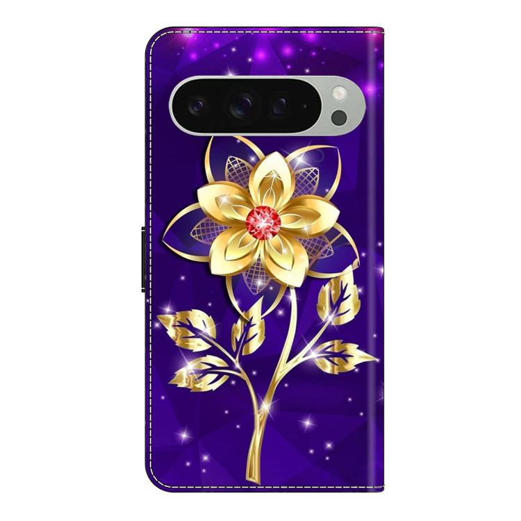 For Google Pixel 10 / 10 Pro / 9 / 9 Pro Crystal-Like Painted Vegan Leather Phone Case