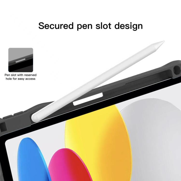 For iPad 2025 / 2022 Mutural WenLan Series Y-shaped Multi-fold Vegan Leather Tablet Case