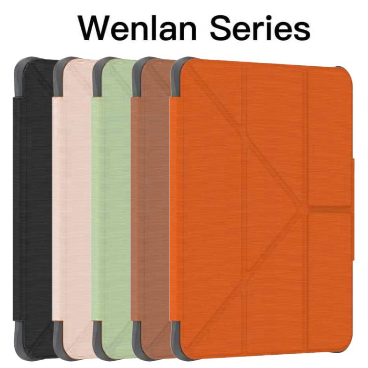 For iPad 2025 / 2022 Mutural WenLan Series Y-shaped Multi-fold Vegan Leather Tablet Case