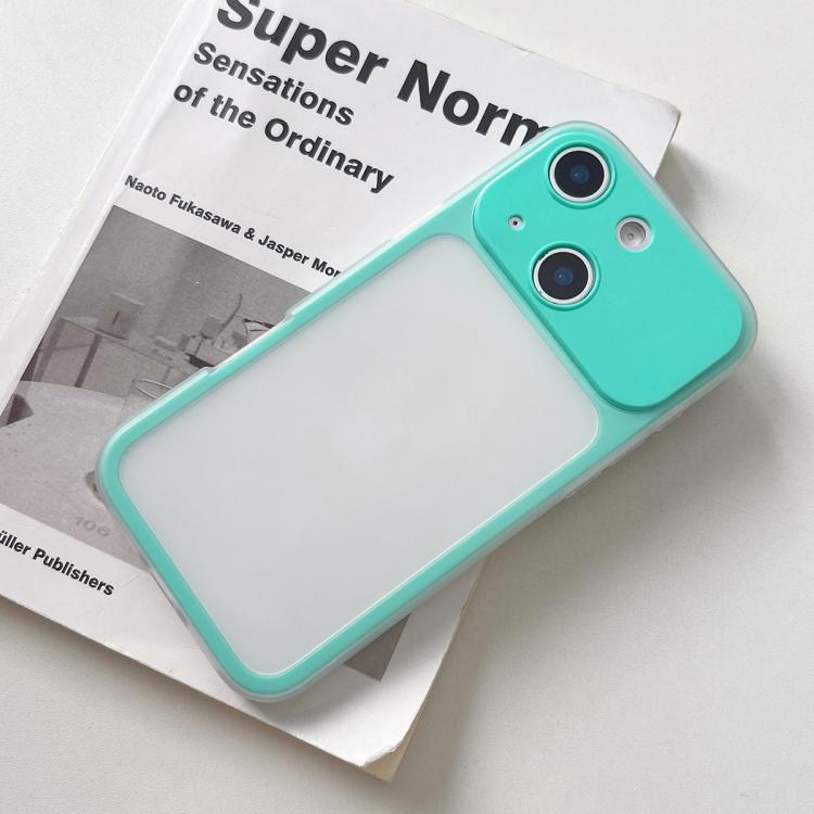 For iPhone 13 Large Window Precision Hole Skin Feel TPU Hybrid PC Phone Case