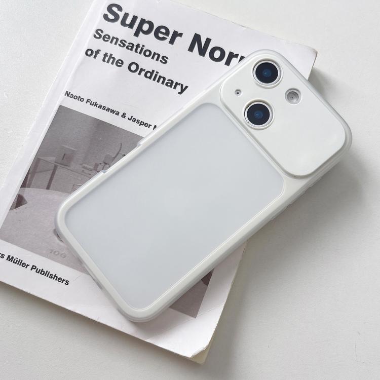 For iPhone 15 Large Window Precision Hole Skin Feel TPU Hybrid PC Phone Case