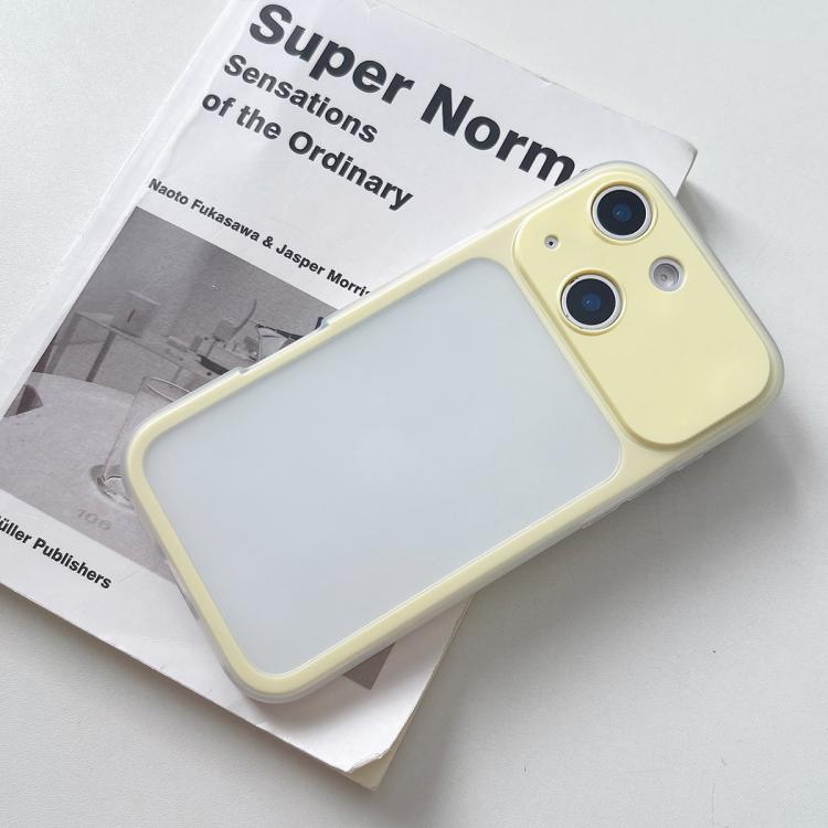For iPhone 15 Large Window Precision Hole Skin Feel TPU Hybrid PC Phone Case
