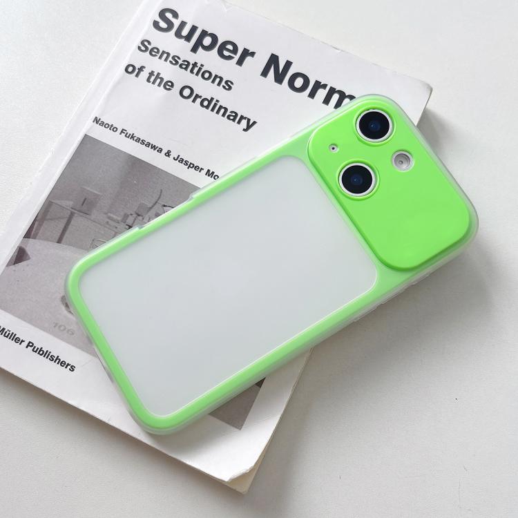 For iPhone 15 Large Window Precision Hole Skin Feel TPU Hybrid PC Phone Case