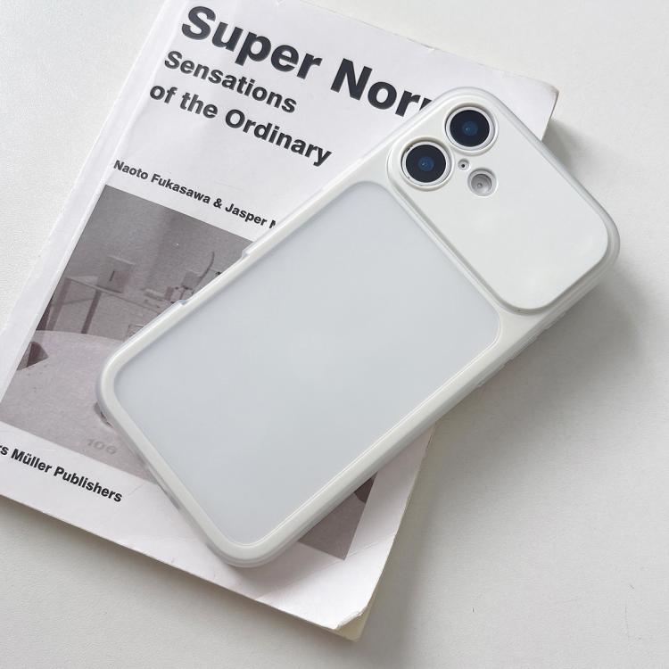 For iPhone 16 Large Window Precision Hole Skin Feel TPU Hybrid PC Phone Case