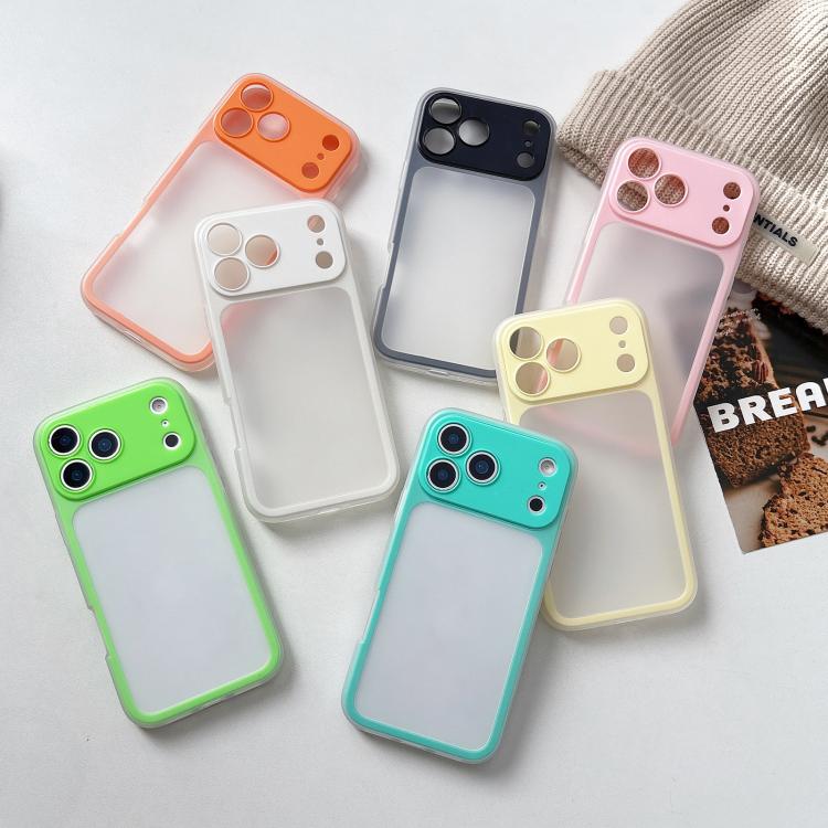 For iPhone 13 Large Window Precision Hole Skin Feel TPU Hybrid PC Phone Case
