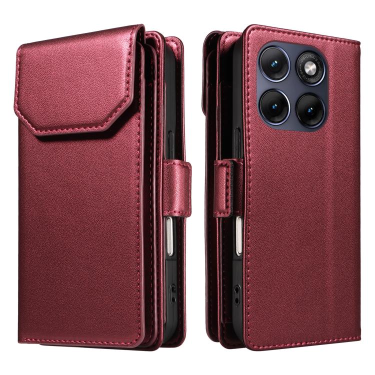 For Motorola Edge 70 Fusion 5G Multi Card Wallet Leather Phone Case with Strap