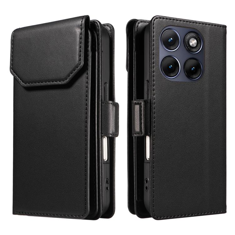 For Motorola Edge 70 Fusion 5G Multi Card Wallet Leather Phone Case with Strap