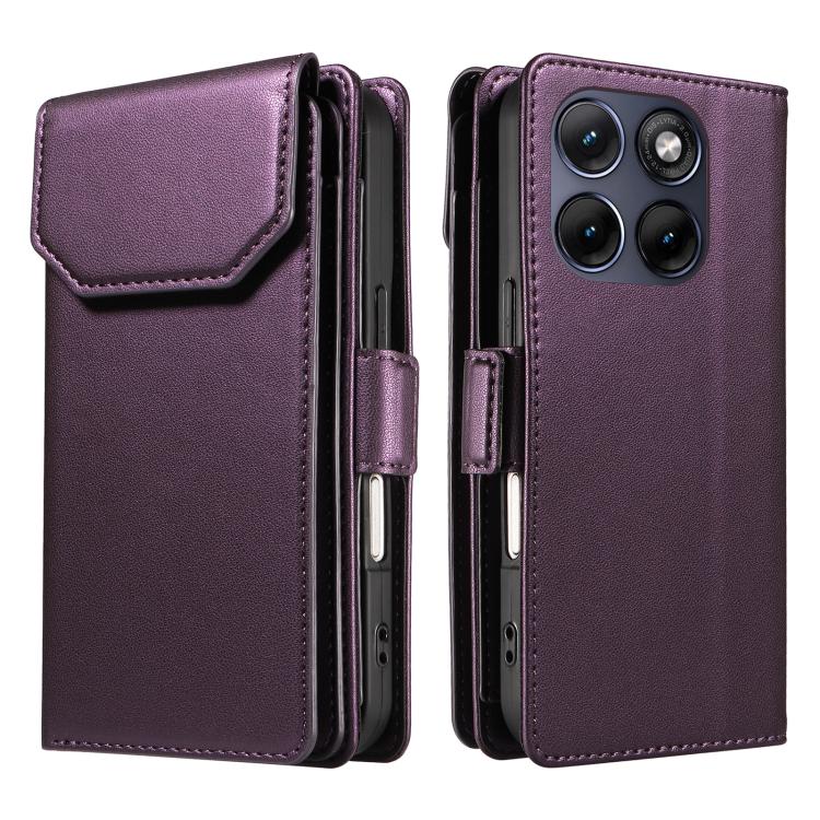 For Motorola Edge 70 Fusion 5G Multi Card Wallet Leather Phone Case with Strap