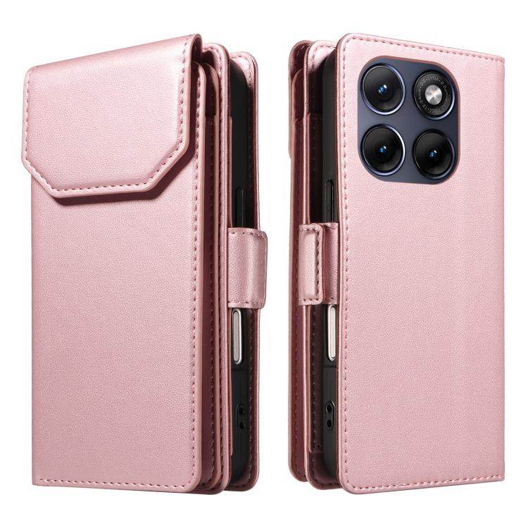 For Motorola Edge 70 Fusion 5G Multi Card Wallet Leather Phone Case with Strap