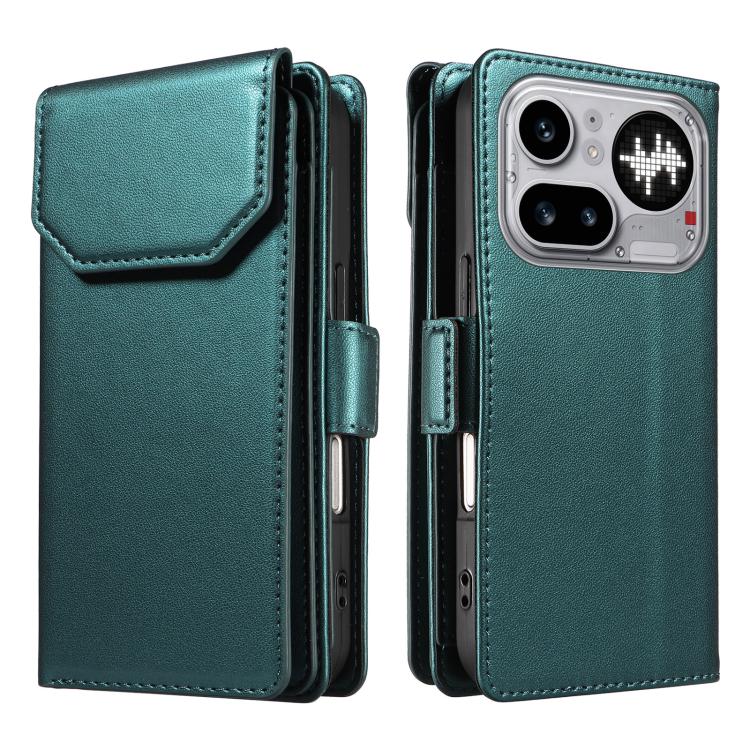 For Nothing Phone 4a Pro Multi Card Wallet Leather Phone Case with Strap