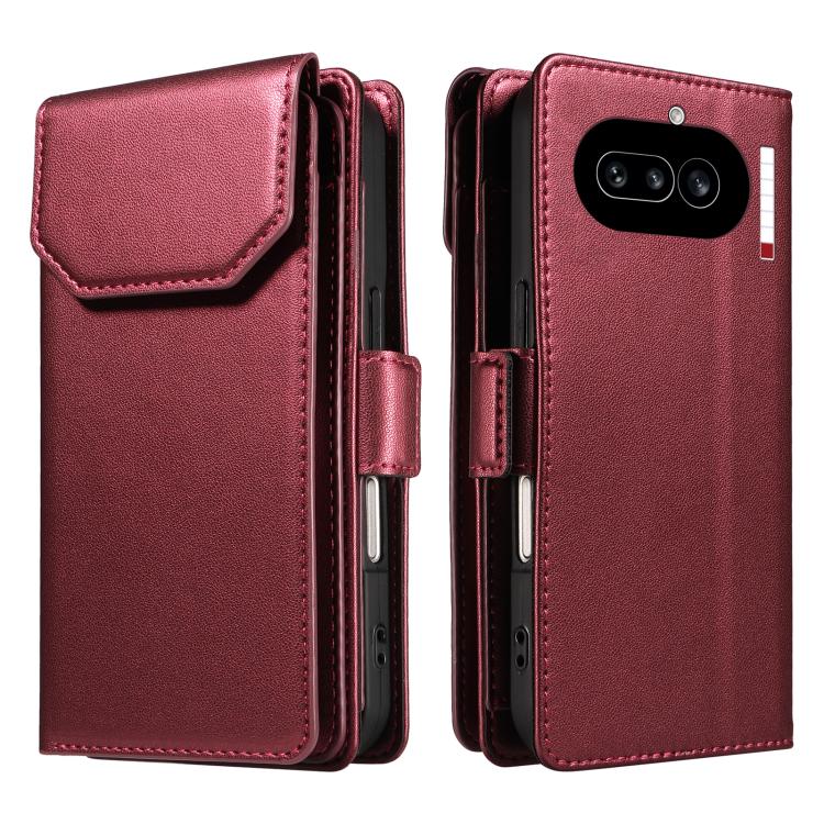 For Nothing Phone 4a Multi Card Wallet Leather Phone Case with Strap