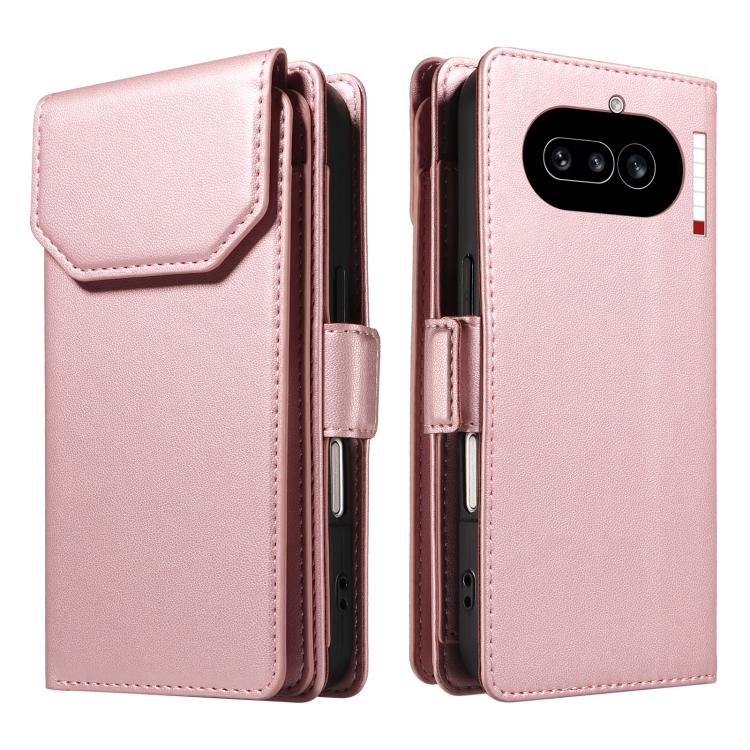 For Nothing Phone 4a Multi Card Wallet Leather Phone Case with Strap