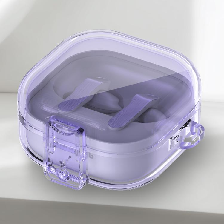 For Samsung Galaxy Buds4 / Buds4 Pro Transparent Wireless Earphones Case