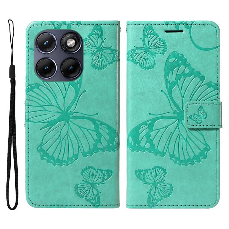 For Motorola Edge 70 Fusion 5G 3D Butterfly Embossed Pattern Flip Leather Phone Case