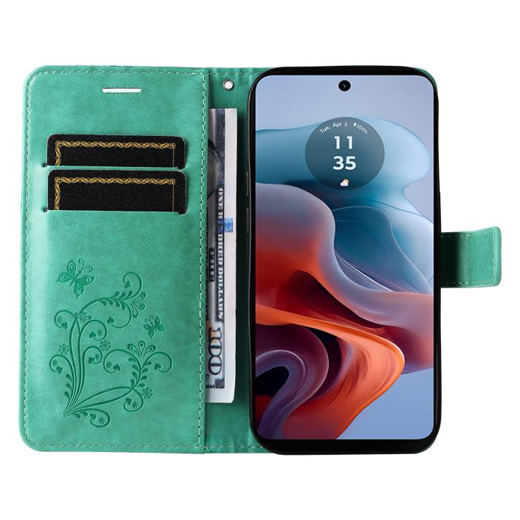 For Motorola Edge 70 Fusion 5G 3D Butterfly Embossed Pattern Flip Leather Phone Case