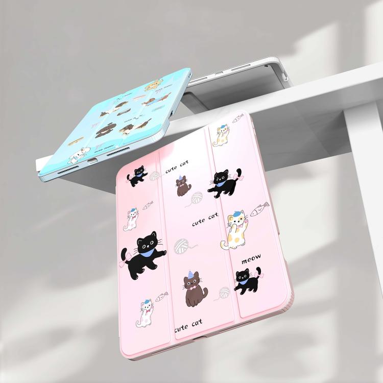 For iPad 2025 / 2022 Mutural XingYi Series Tri-fold Vegan Leather Tablet Case
