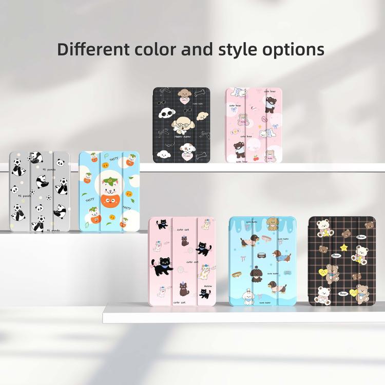 For iPad 2025 / 2022 Mutural XingYi Series Tri-fold Vegan Leather Tablet Case