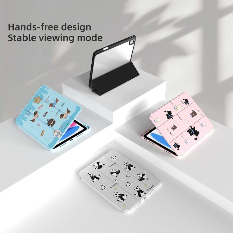 For iPad 2025 / 2022 Mutural XingYi Series Tri-fold Vegan Leather Tablet Case
