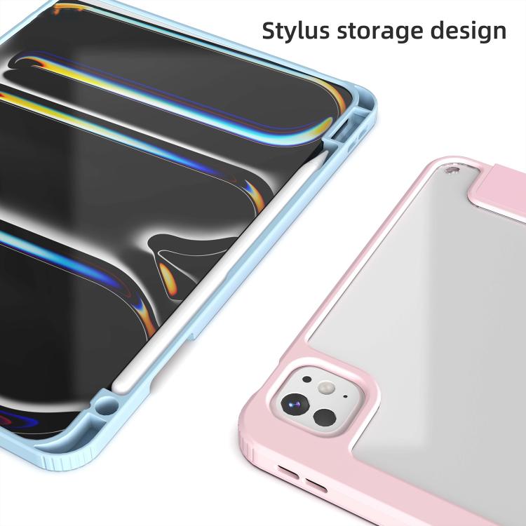 For iPad Pro 13 2025 / 2024 Mutural XingYi Series Tri-fold Vegan Leather Tablet Case