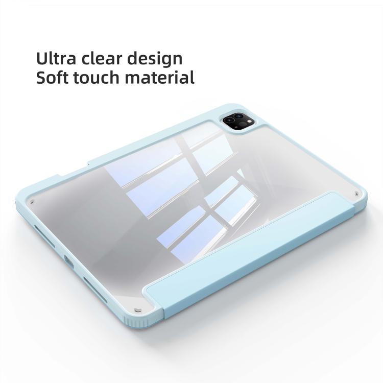 For iPad Pro 11 2022 / 2021 / 2020 Mutural XingYi Series Tri-fold Vegan Leather Tablet Case