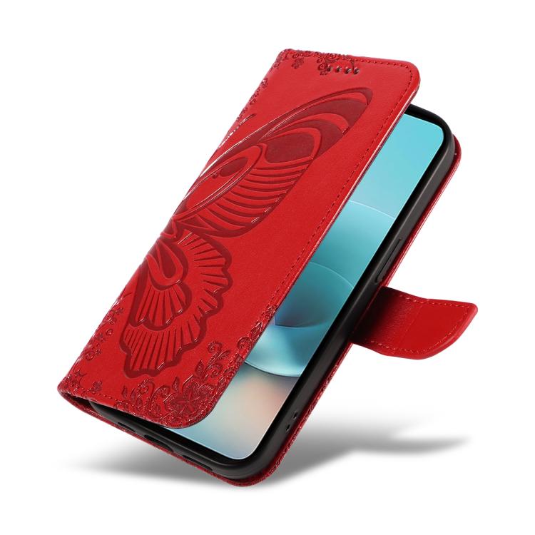 For Nothing Phone 4a Pro Swallowtail Butterfly Embossed Leather Phone Case