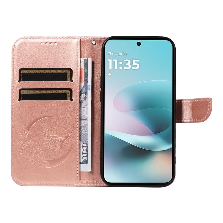 For Nothing Phone 4a Swallowtail Butterfly Embossed Leather Phone Case
