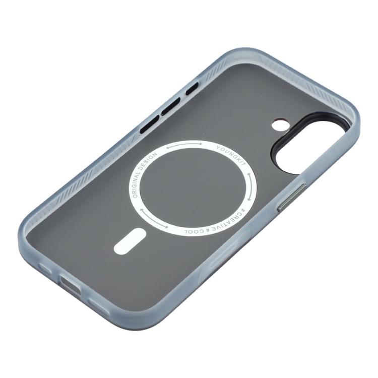 For iPhone 17 YOUNGKIT Technology Series IMD Hard PC Magnetic Phone Case