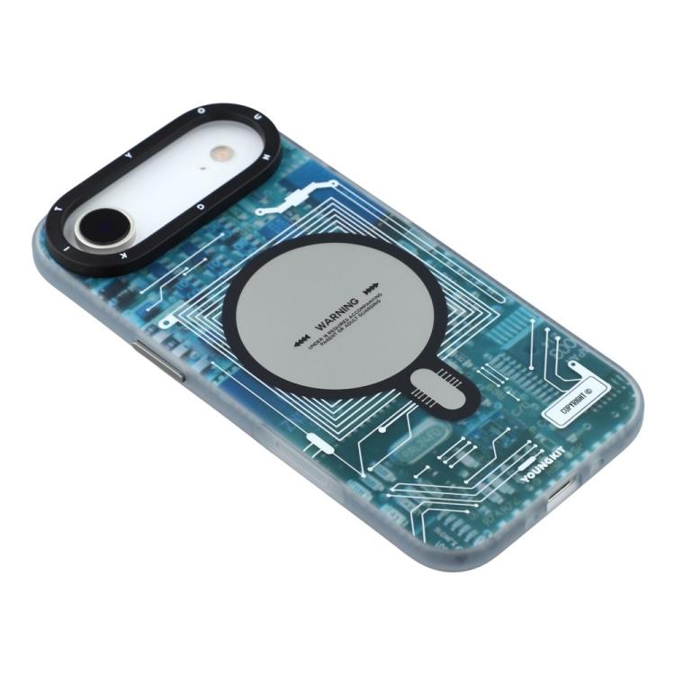 For iPhone Air YOUNGKIT Technology Series IMD Hard PC Magnetic Phone Case