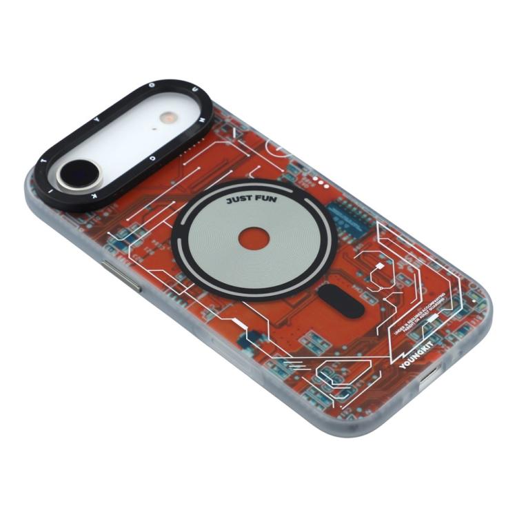 For iPhone Air YOUNGKIT Technology Series IMD Hard PC Magnetic Phone Case