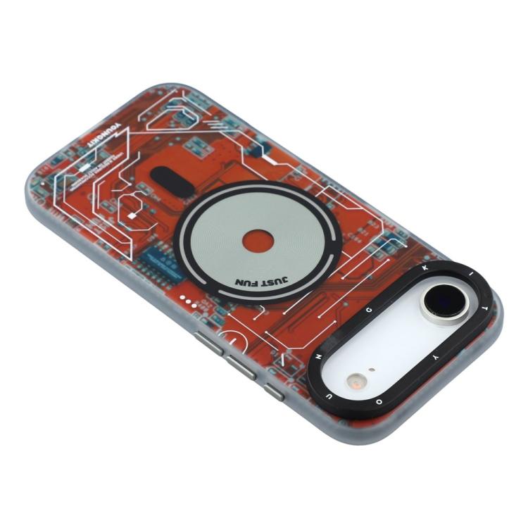 For iPhone Air YOUNGKIT Technology Series IMD Hard PC Magnetic Phone Case