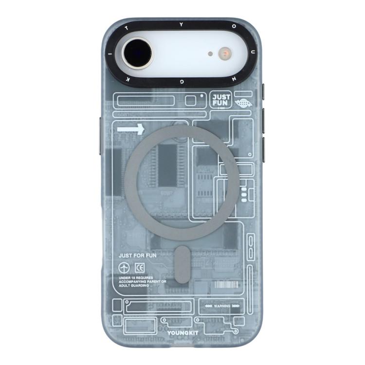 For iPhone Air YOUNGKIT Technology Series IMD Hard PC Magnetic Phone Case