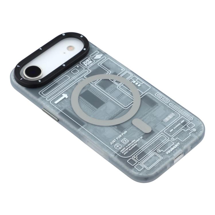 For iPhone Air YOUNGKIT Technology Series IMD Hard PC Magnetic Phone Case