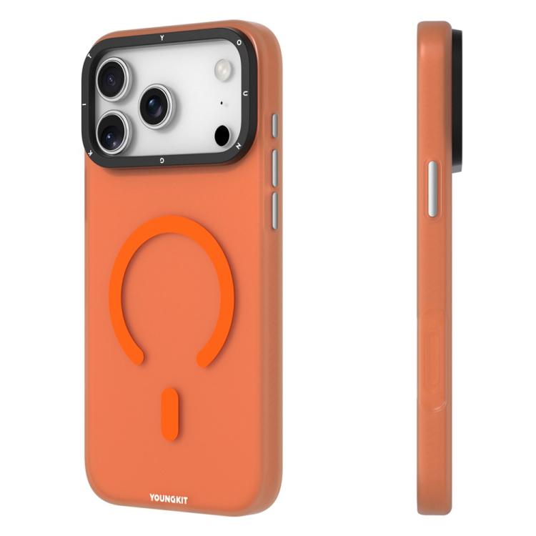 For iPhone 17 Pro Max YOUNGKIT Matte PET TPU Magnetic Phone Case