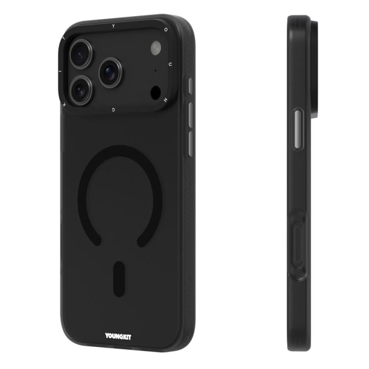 For iPhone 17 Pro YOUNGKIT Matte PET TPU Magnetic Phone Case