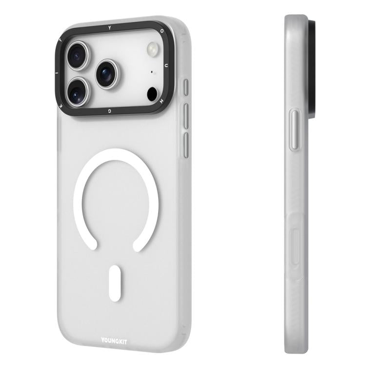 For iPhone 17 Pro YOUNGKIT Matte PET TPU Magnetic Phone Case