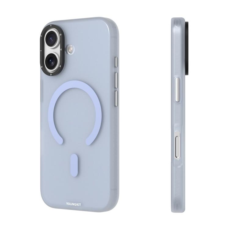 For iPhone 17 YOUNGKIT Matte PET TPU Magnetic Phone Case