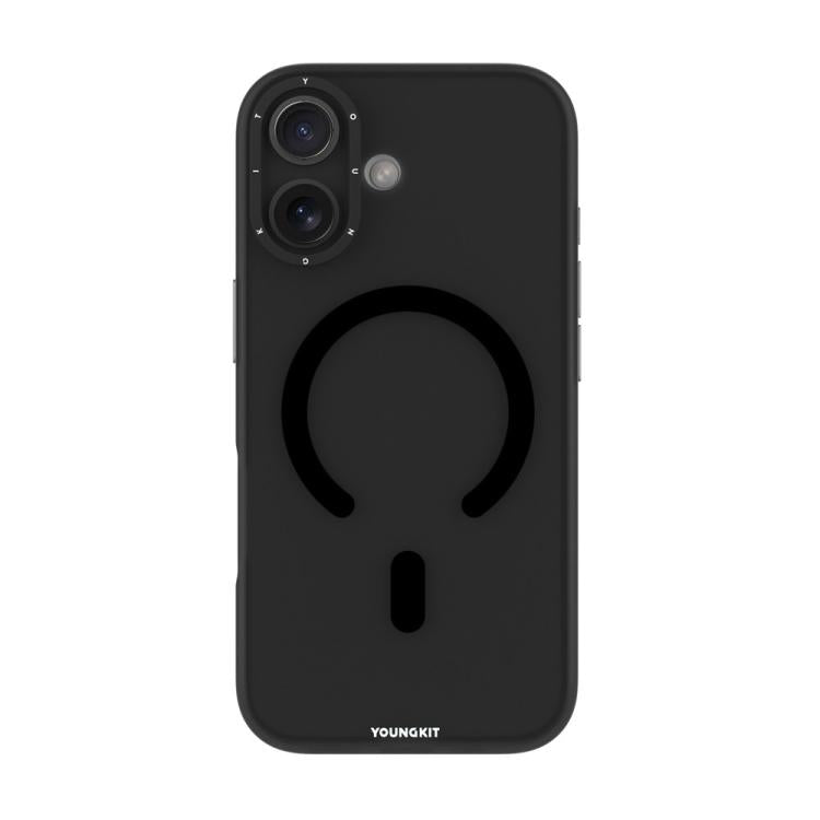 For iPhone 17 YOUNGKIT Matte PET TPU Magnetic Phone Case
